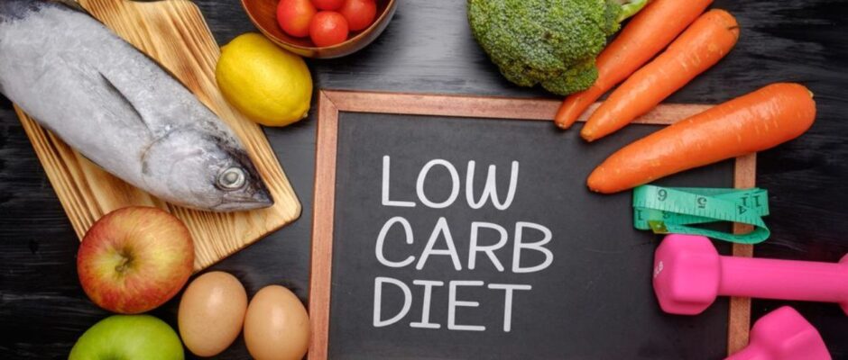 Low-carbohydrate diets emphasizing healthy
